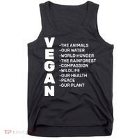 Vegan Because Of Life Tank Top thumb 0