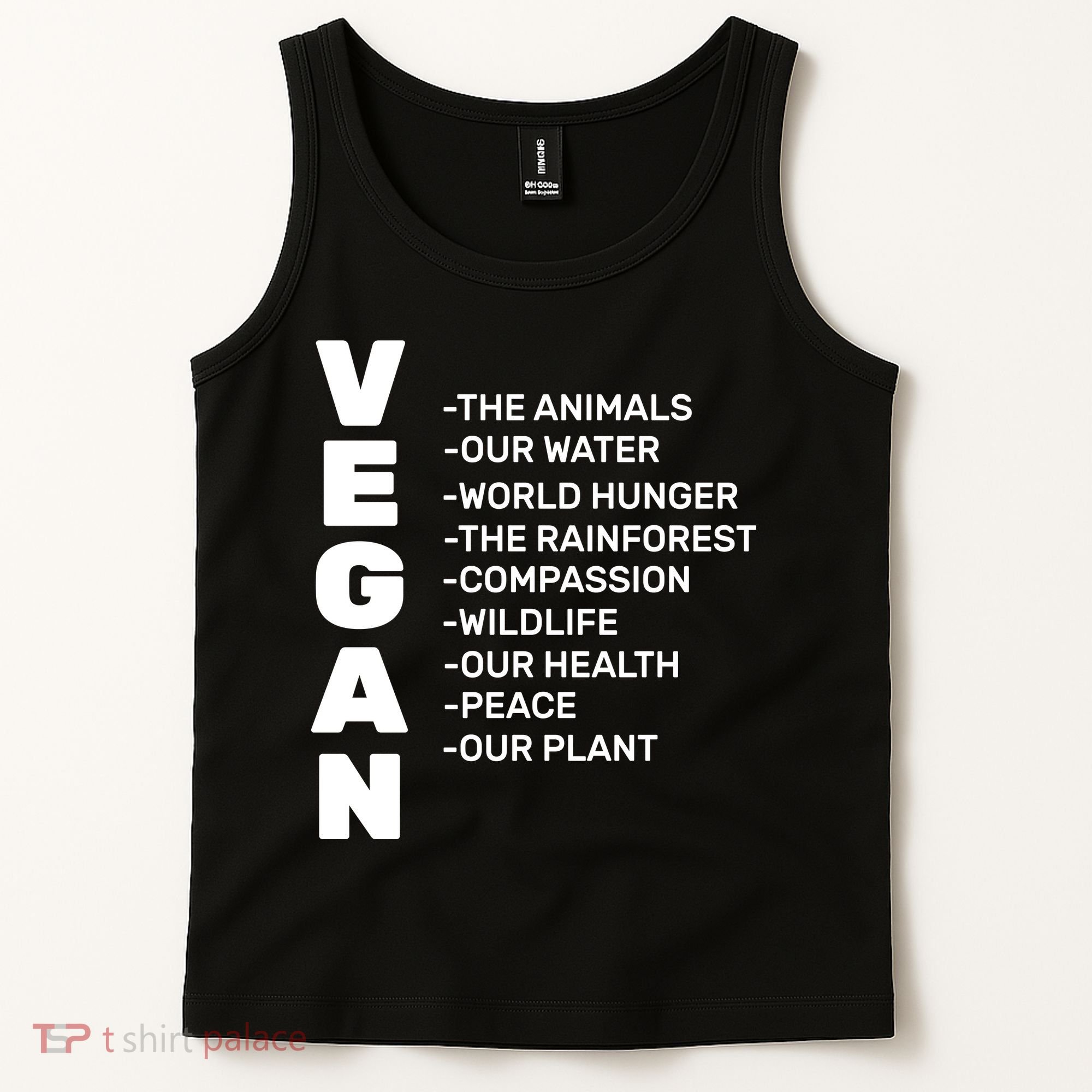 Vegan Because Of Life Tank Top