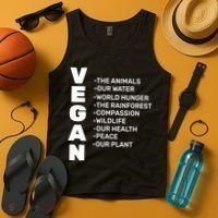Vegan Because Of Life Tank Top thumb 4