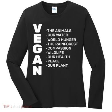 Vegan Because Of Life Women's Long Sleeve Shirt
