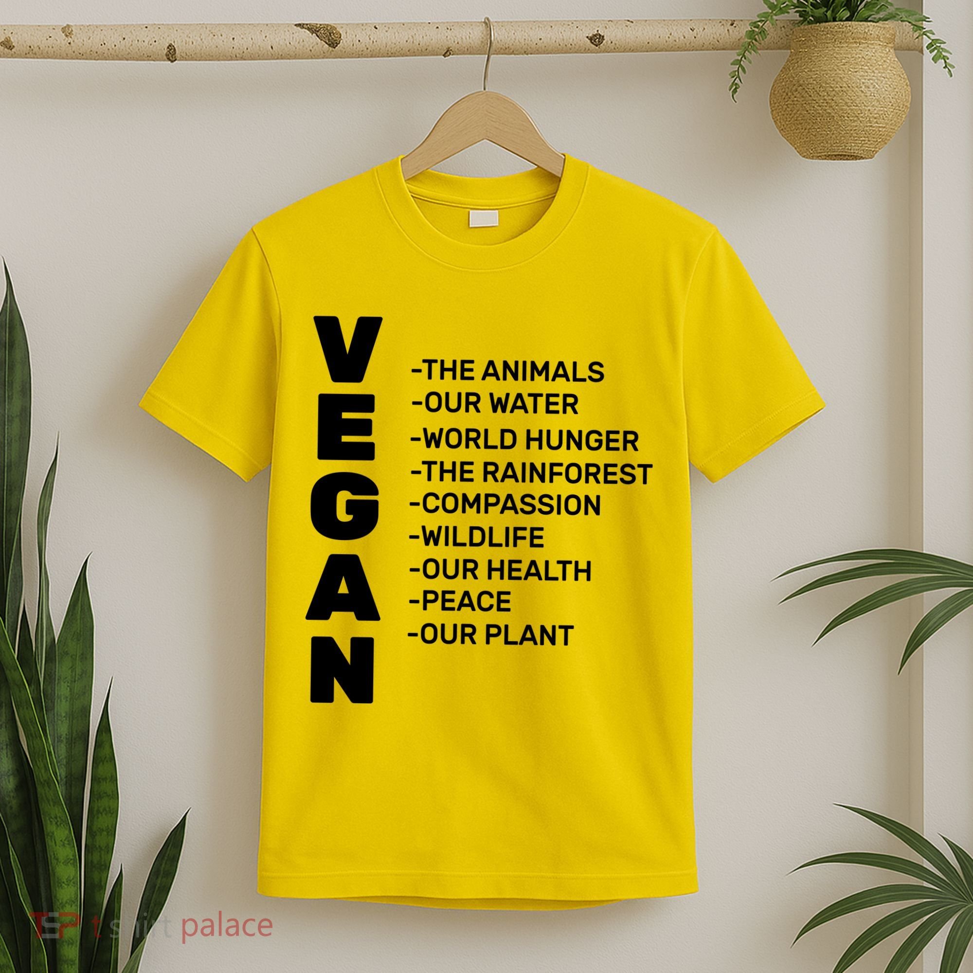 Vegan Because Of Life T-Shirt