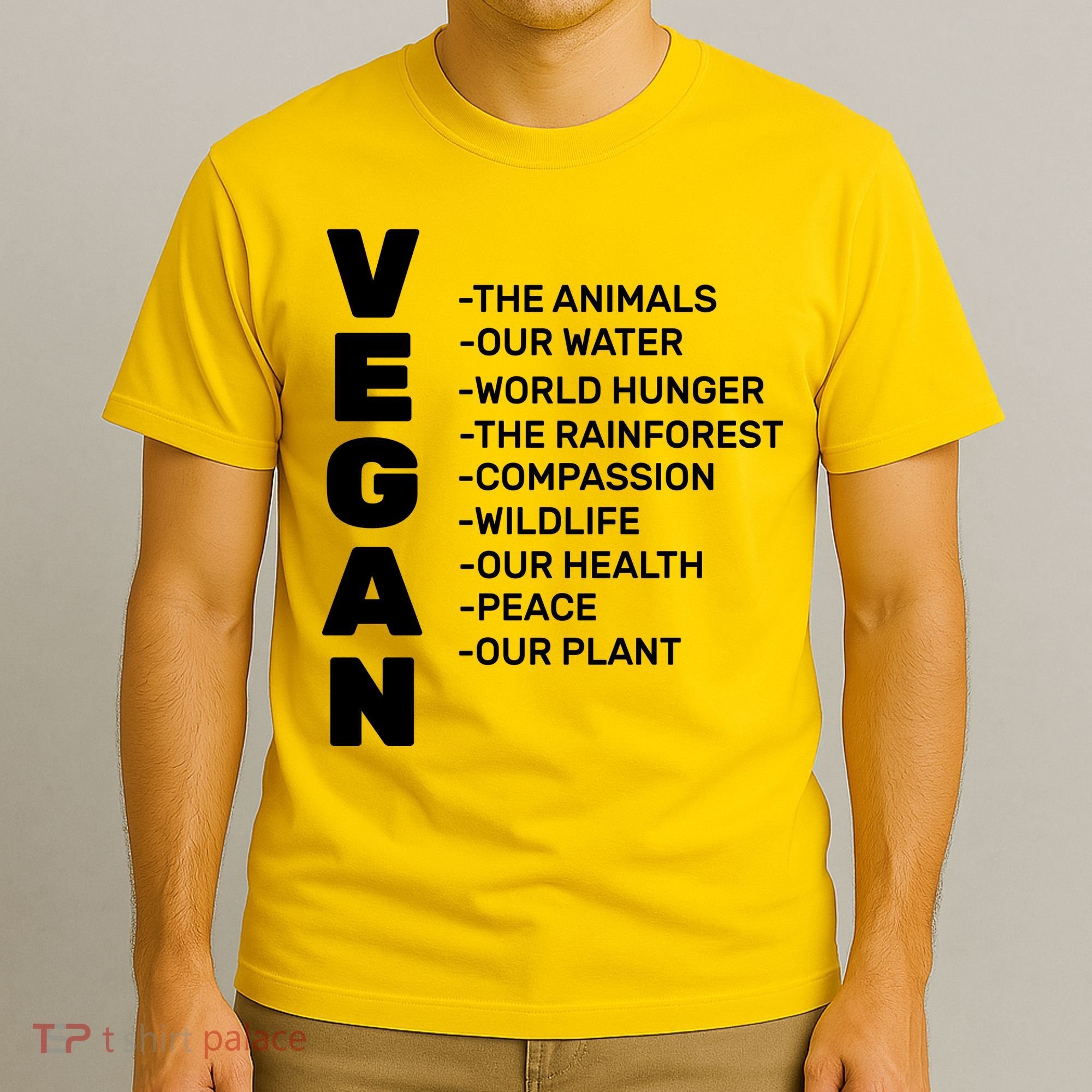 Vegan Because Of Life T-Shirt
