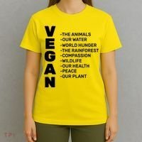Vegan Because Of Life T-Shirt thumb 4