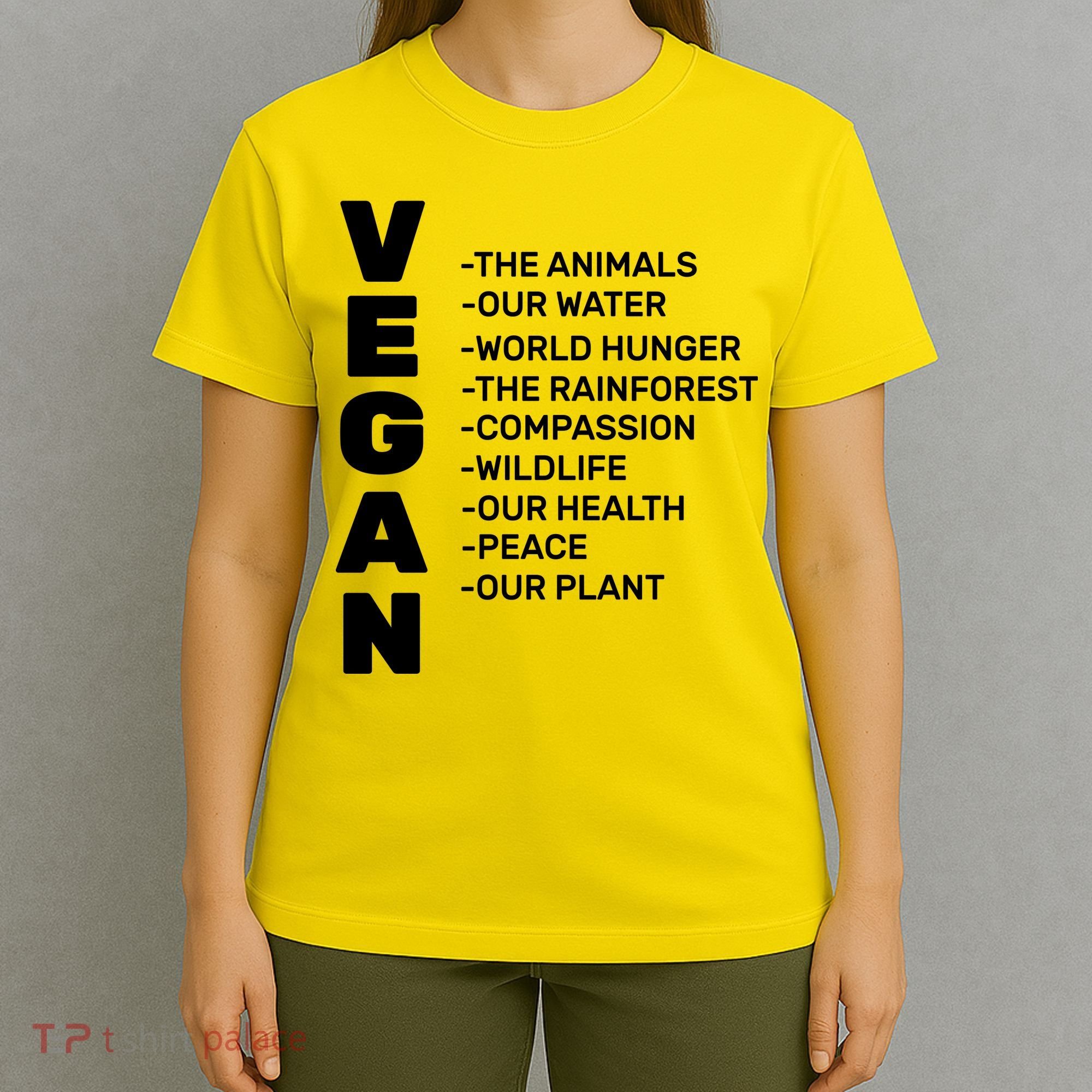 Vegan Because Of Life T-Shirt