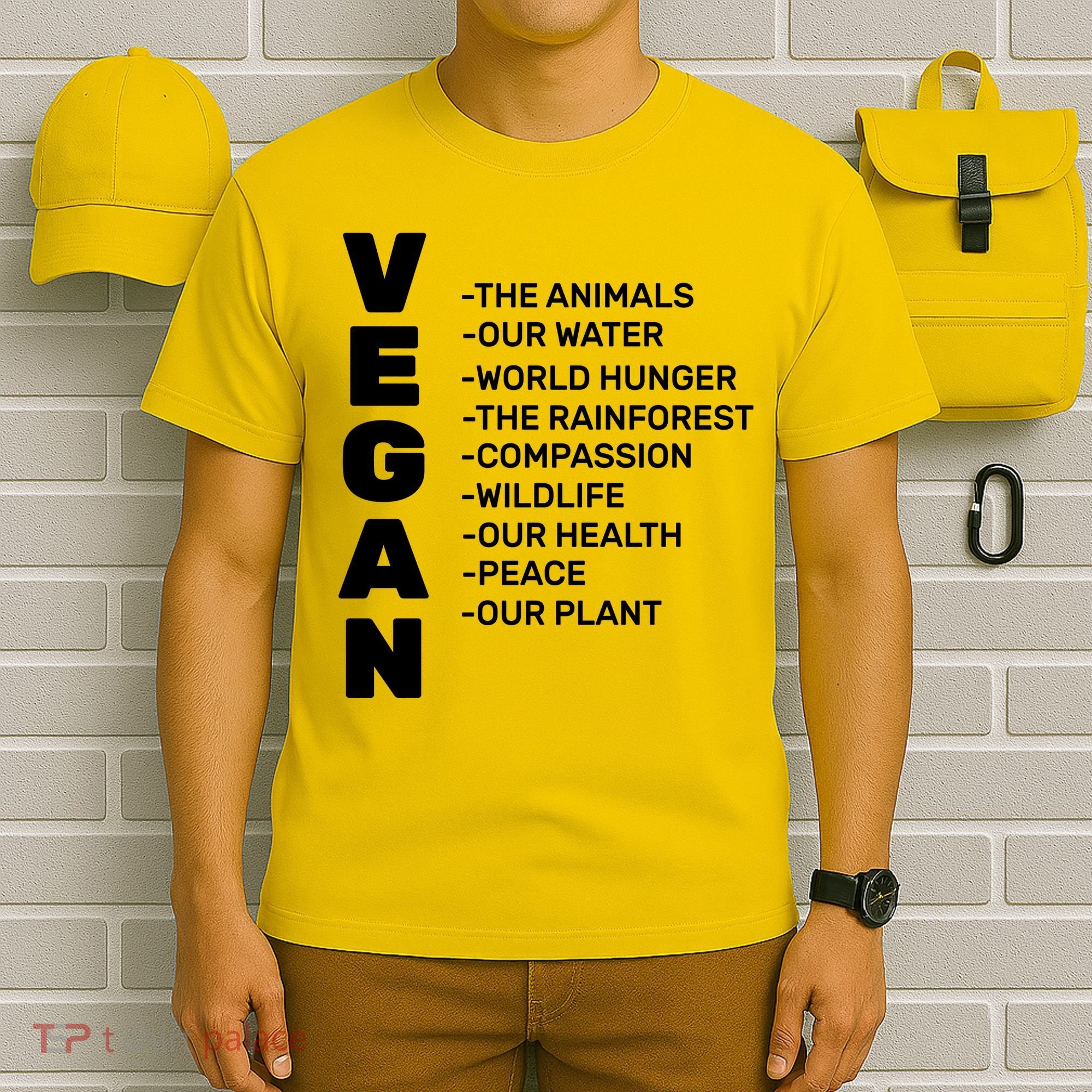 Vegan Because Of Life T-Shirt