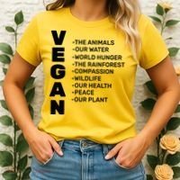 Vegan Because Of Life Women's T-Shirt thumb 2