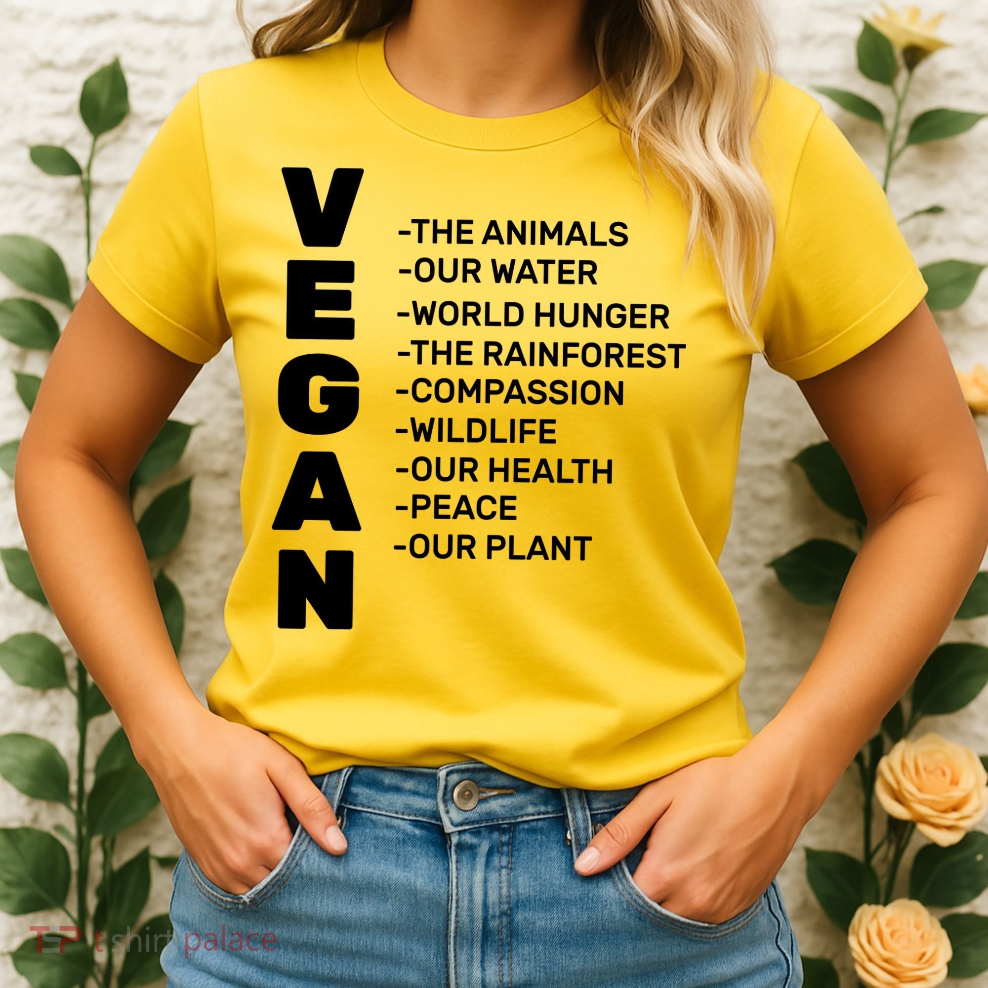 Vegan Because Of Life Women's T-Shirt