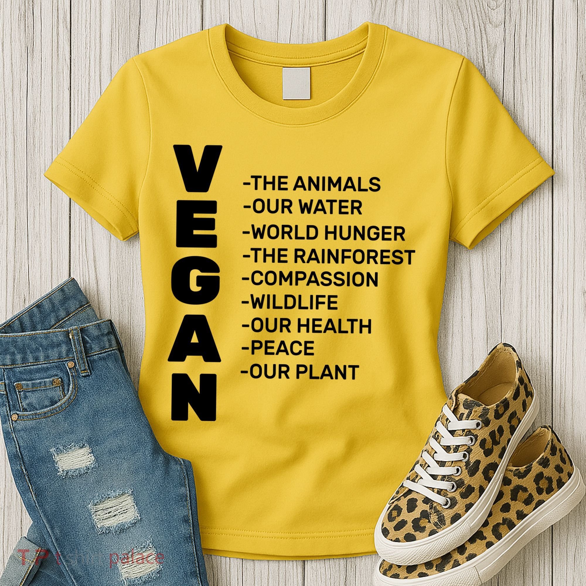 Vegan Because Of Life Women's T-Shirt