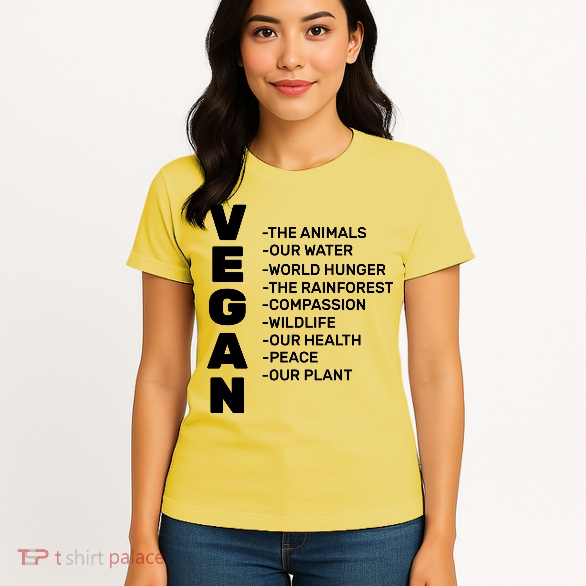 Vegan Because Of Life Women's T-Shirt