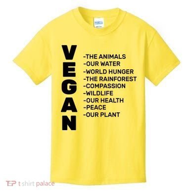 Vegan Because Of Life Kids T-Shirt