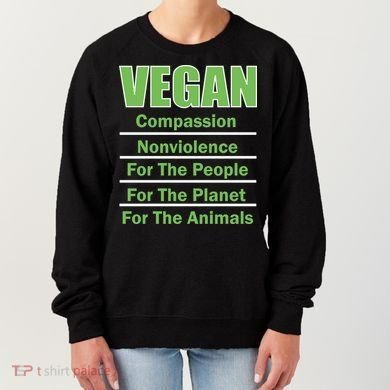 Vegan Message Women's Sweatshirt