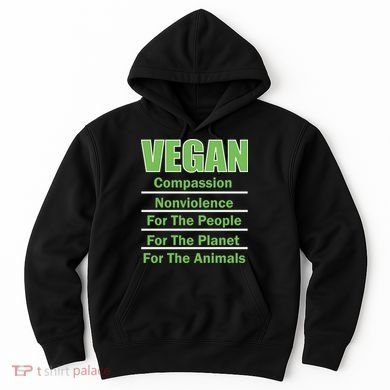Vegan Message Hoodie
