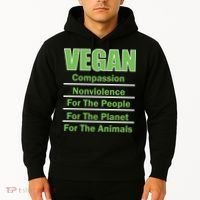 Vegan Message Hoodie thumb 2