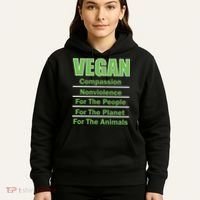Vegan Message Hoodie thumb 5