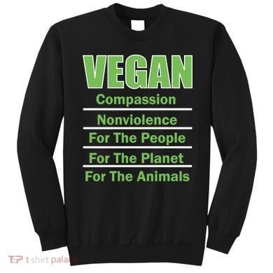 Vegan Message Sweatshirt