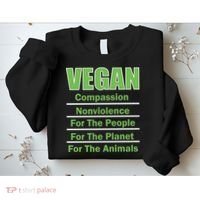 Vegan Message Sweatshirt thumb 2