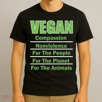 Vegan Message T-Shirt thumb 3