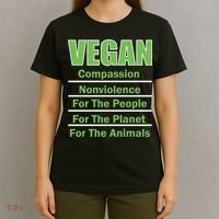 Vegan Message T-Shirt thumb 4