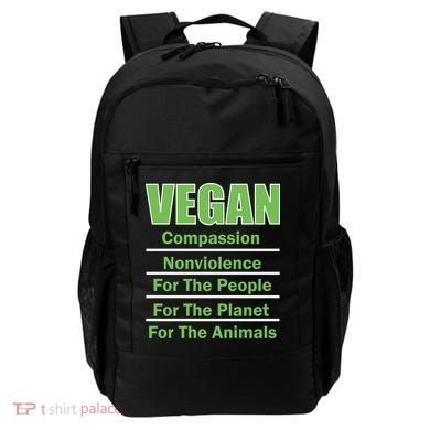 Vegan Message Backpack
