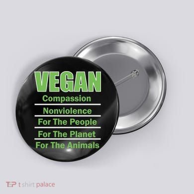 Vegan Message Button
