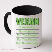 Vegan Message Coffee Mug thumb 0