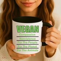 Vegan Message Coffee Mug thumb 3
