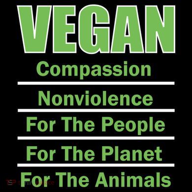 Vegan Message Women's Hoodie
