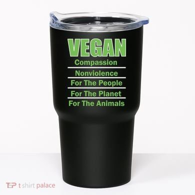 Vegan Message Tumbler