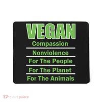Vegan Message Mousepad thumb 0