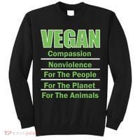 Vegan Message Tall Sweatshirt thumb 0