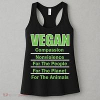 Vegan Message Women's Tank Top thumb 3