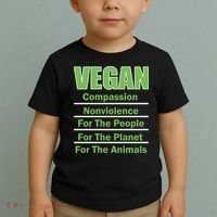 Vegan Message Toddler T-Shirt thumb 2