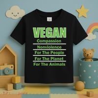 Vegan Message Toddler T-Shirt thumb 3