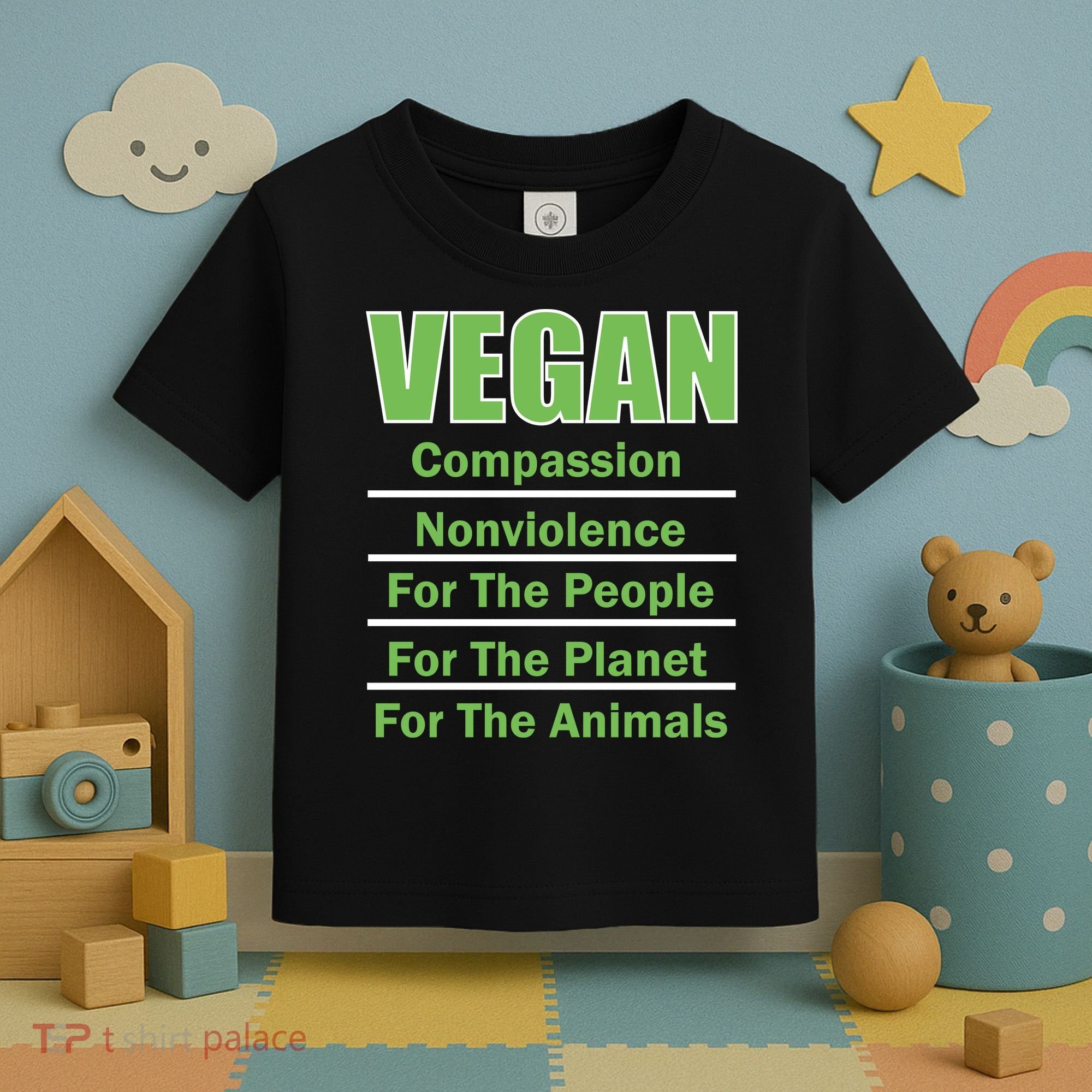 Vegan Message Toddler T-Shirt