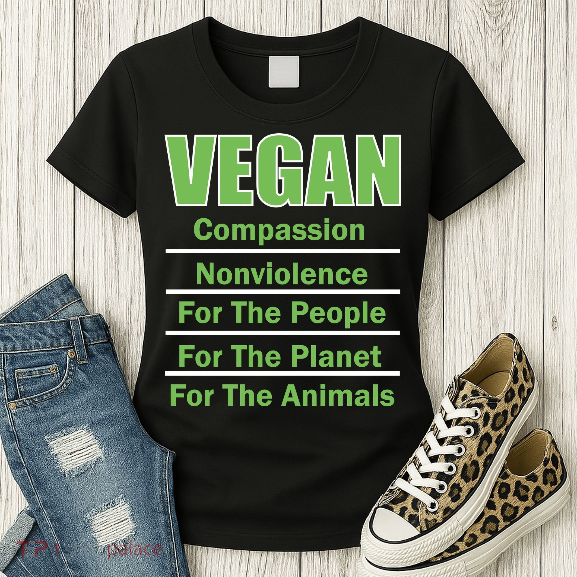 Vegan Message Women's T-Shirt