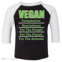 Vegan Message Toddler Fine Jersey T-Shirt thumb 0