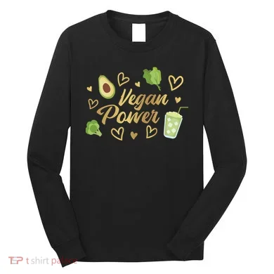 Vegan Power Long Sleeve Shirt