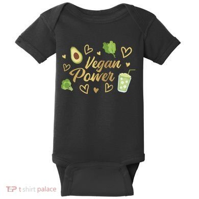 Vegan Power Baby Bodysuit