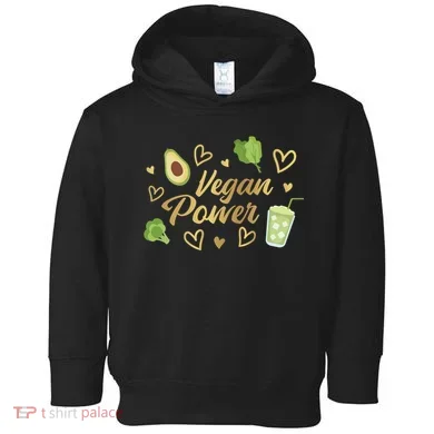 Vegan Power Toddler Hoodie