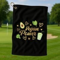 Vegan Power Golf Towel thumb 1