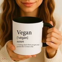 Vegan Protein Definition Coffee Mug thumb 3