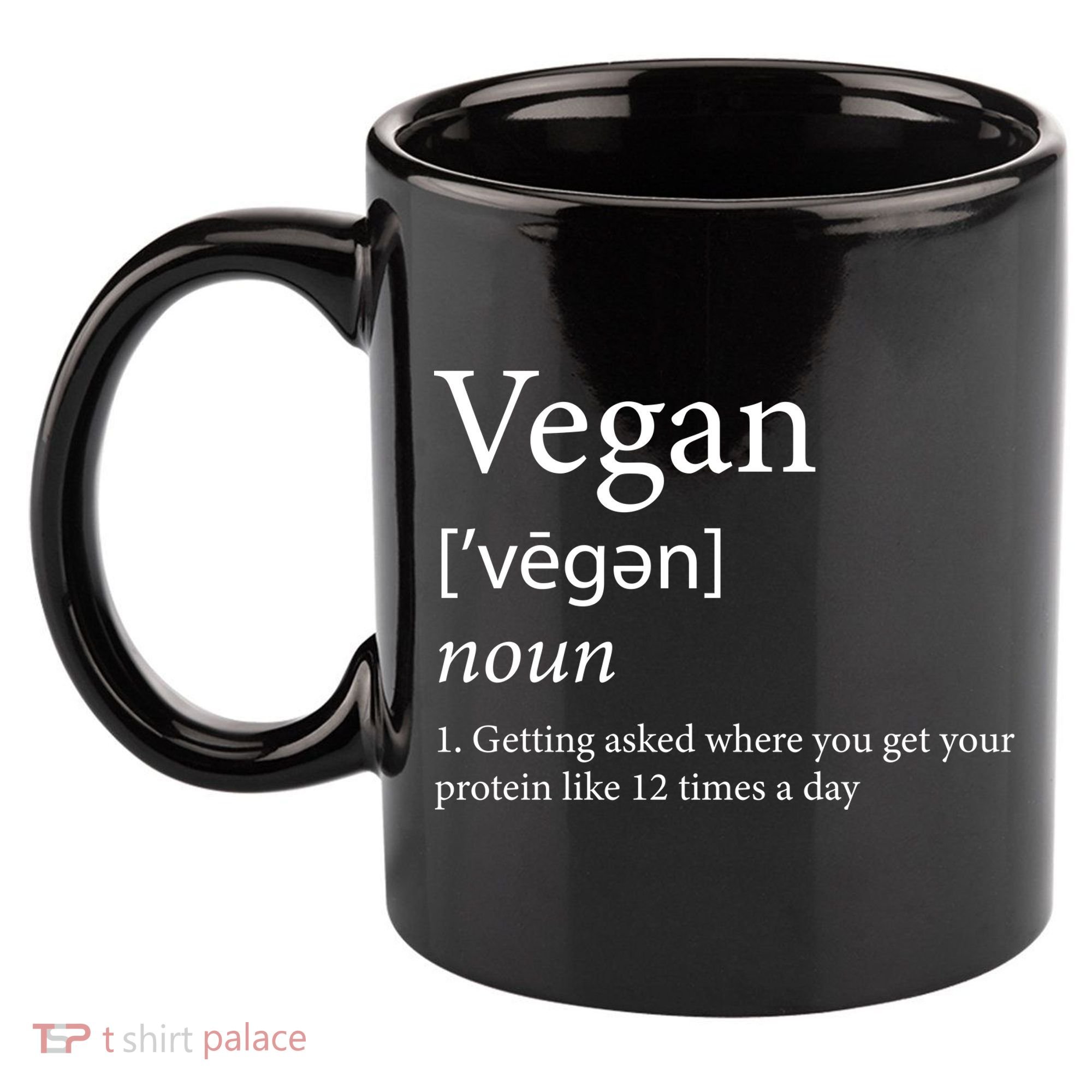 Vegan Protein Definition 11oz C Handle Ceramic Mug