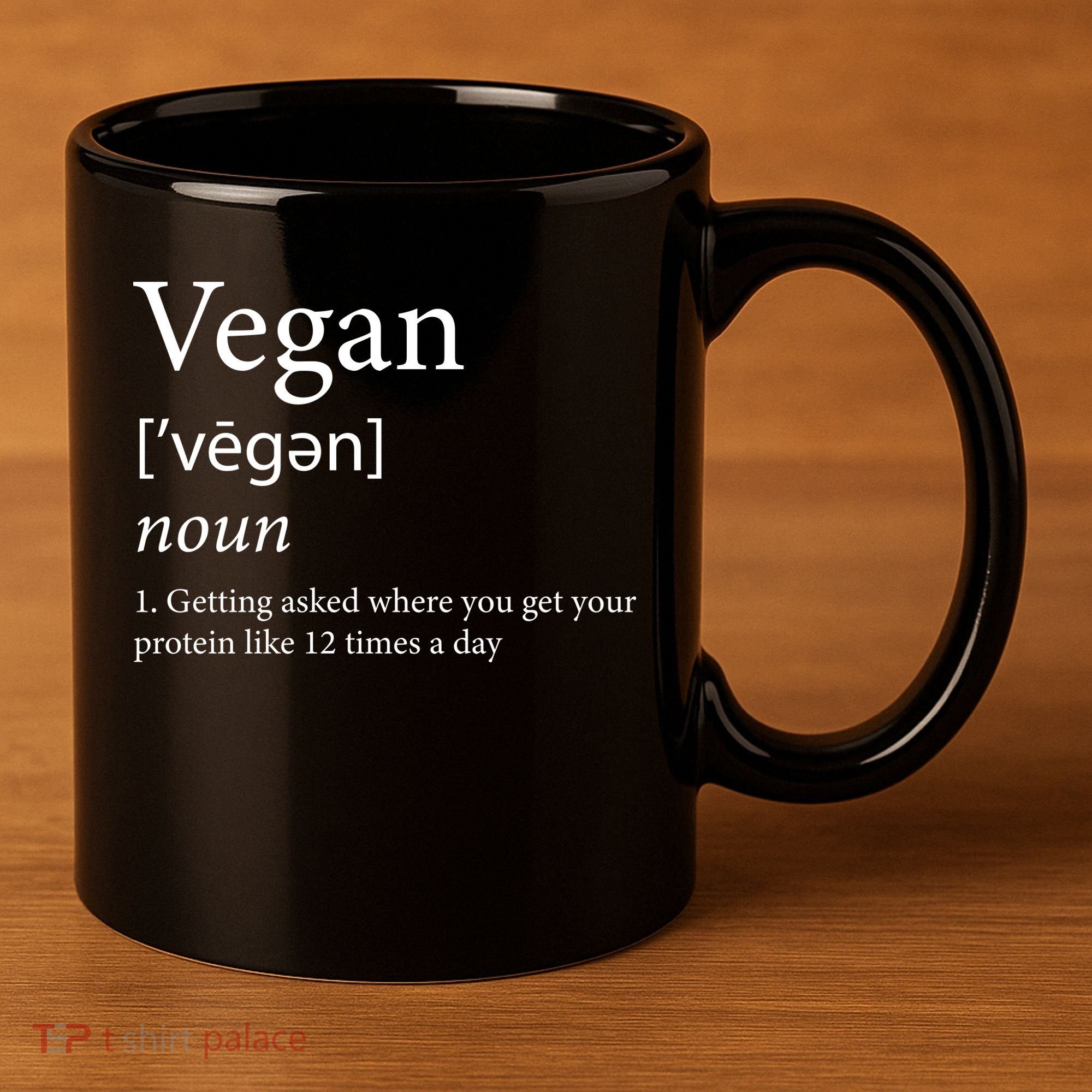Vegan Protein Definition 11oz C Handle Ceramic Mug