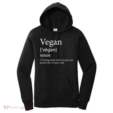 Vegan Protein Definition Women's Hoodie