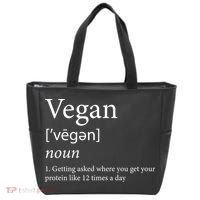 Vegan Protein Definition Tote Bag thumb 0