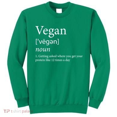 Vegan Protein Definition Sweatshirt