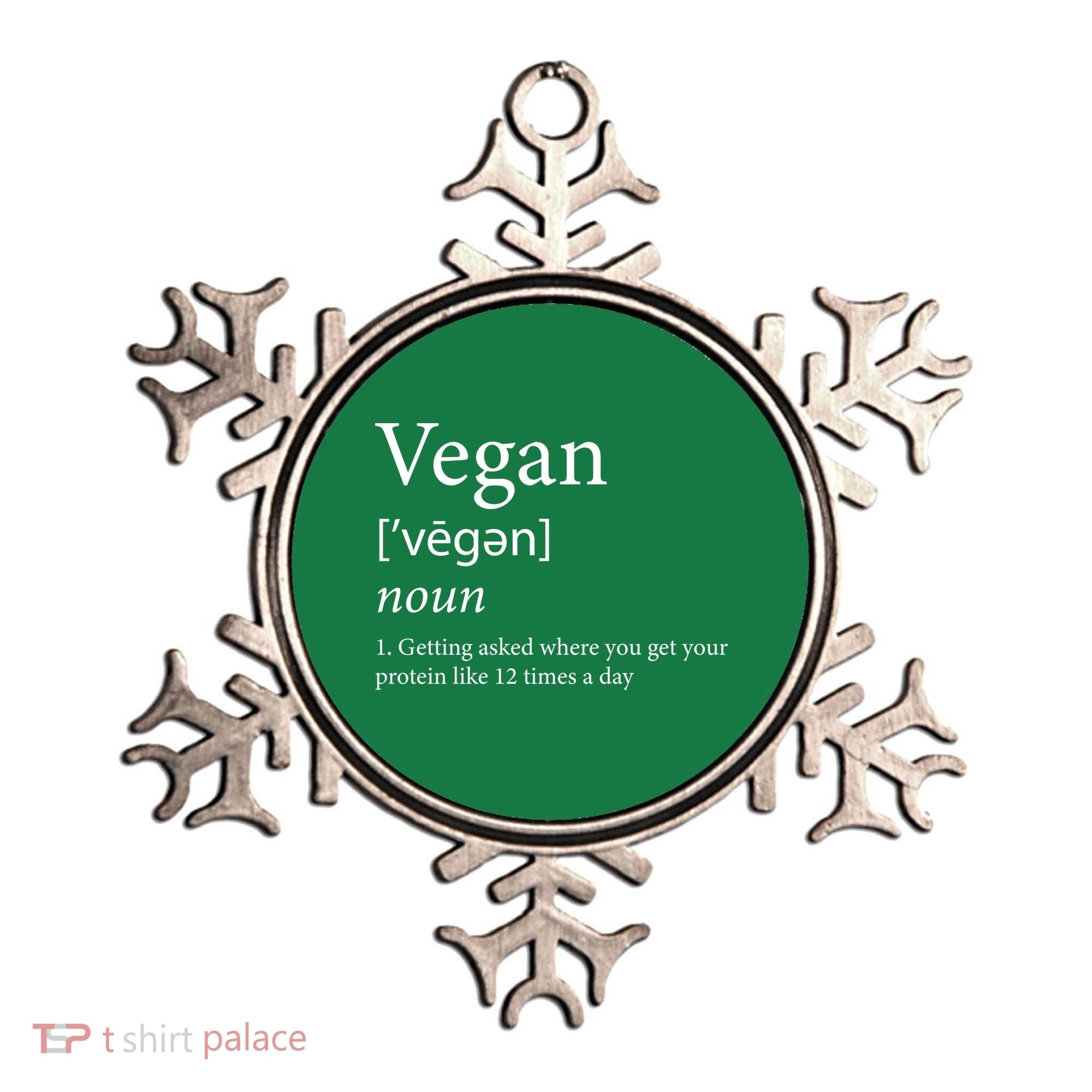 Vegan Protein Definition Ornament