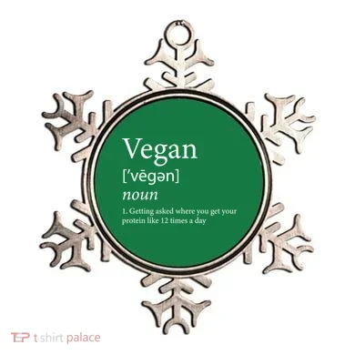 Vegan Protein Definition Ornament