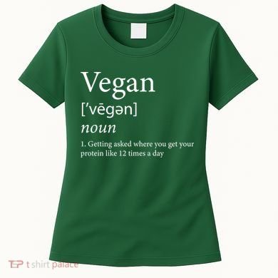 Vegan Protein Definition Women's T-Shirt