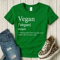 Vegan Protein Definition Women's T-Shirt thumb 3